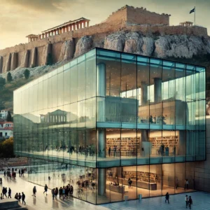 The modern Acropolis Museum