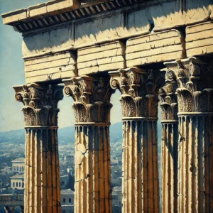 Close-up of the Columns