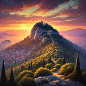 Lycabettus Hill at Sunset